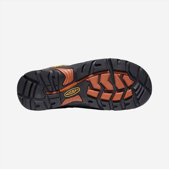 NEW KEEN men\'s pittsburgh soft toe 6 work boot in cascade bombay brown